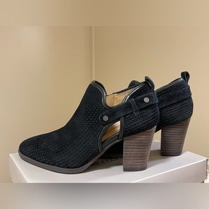 ➰Black Suede Ankle Boots , Frank Sarto  US 7 1/2, EUR 37 1/7➰